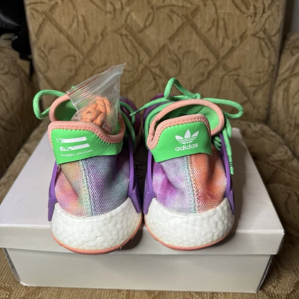 Pharrell x Adidas NMD Human Race Trail Holi Festival Size‎ 8 Excellent W/Box!
